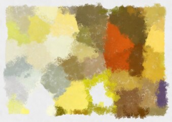 Illustration style background image abstract pattern various vibrant colors watercolor style illustration impressionist painting.