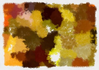 Illustration style background image abstract pattern various vibrant colors watercolor style illustration impressionist painting.