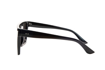 Sun glasses Modern Fashion style with white isolated background color shades side angle 2039 black...