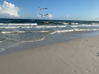 beach and sea