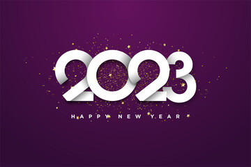 happy new year 2023 with truncated numbers