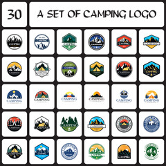 Camping Logo , Adventure Logo Vector