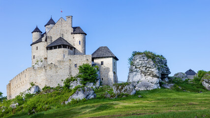 Fototapeta na wymiar Szlak Orlich Gniazd-zamek Bobolice 