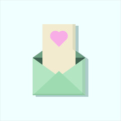 love letter vector for website symbol icon presentation