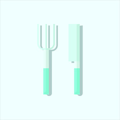 knive fork vector for website symbol icon presentation