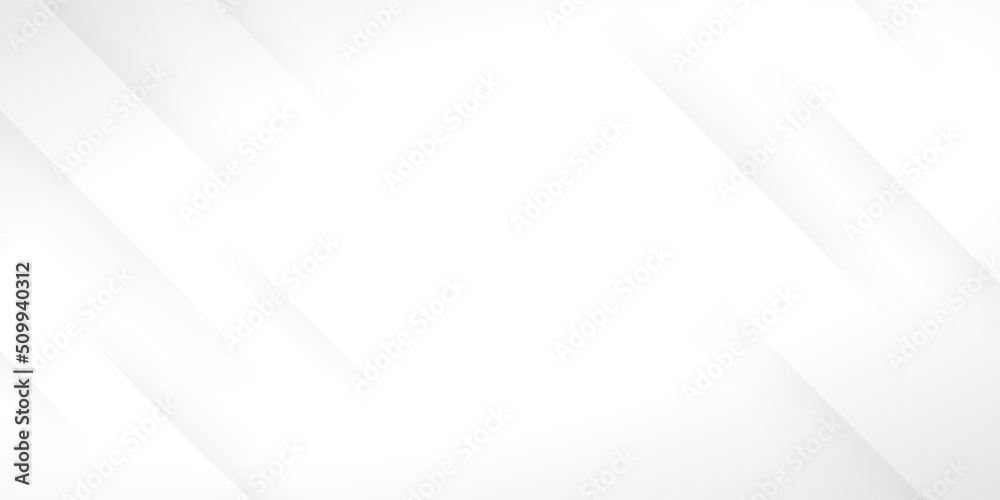 Wall mural white abstract background with futuristic and modern concept