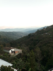 Fototapeta premium village in the mountains