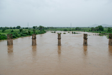 left over of an old bridge