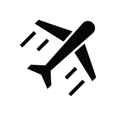 Airport airplane vector icon symbol design