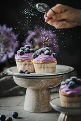 cake with berries and chocolate