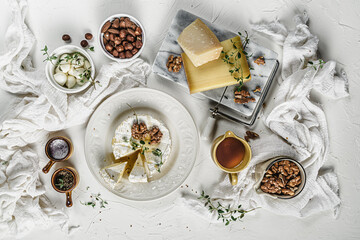 still life with cheese