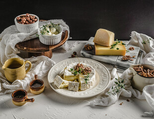 still life with cheese