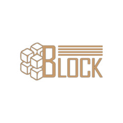 3d Block logo design for company or Business