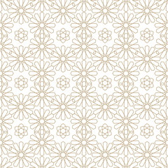 Seamless Pattern Of Mandala Design Background.