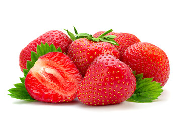 Strawberry berry closeup