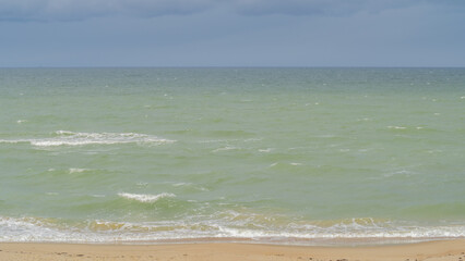 sea view warm day sandy beach