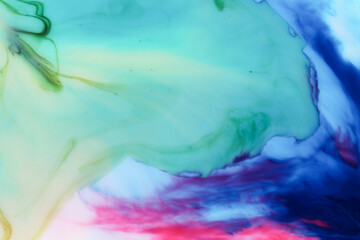 Fototapeta na wymiar Swirls blue pink glitter
