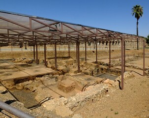 Historical excavations in Merida, Extremadura - Spain