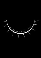 What you don't see in the dark 