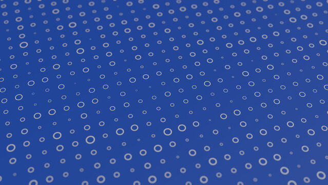 Abstract background in blue with texture of circles