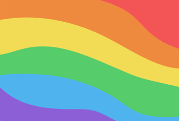 Rainbow colorful background. Pride month. LGBTQ pride flag. Vector illustration