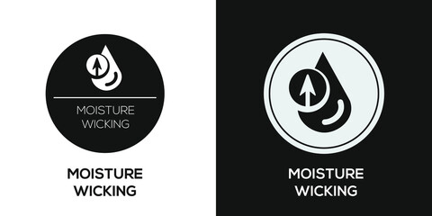 Creative (Moisture wicking) Icon, Vector sign.