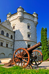 Castle in Krasiczyn, big village in Subcarpathian Voivodeship, Poland.