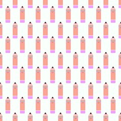 School pencil seamless kids pattern for textiles and packaging and gifts and linens and wrapping paper and hobbies