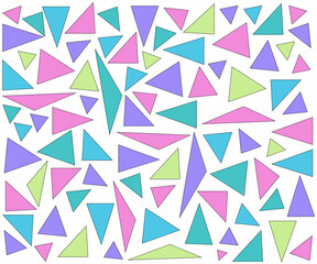abstract background of multicolored triangle shapes