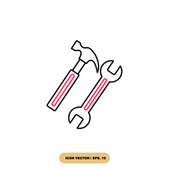 repair icons  symbol vector elements for infographic web