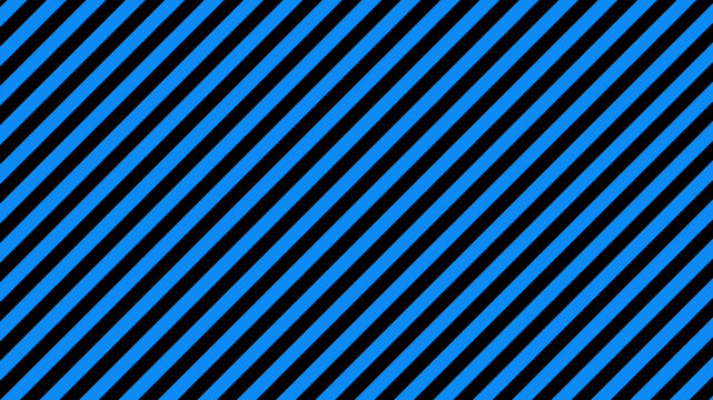 Bandes obliques en noir et bleu	