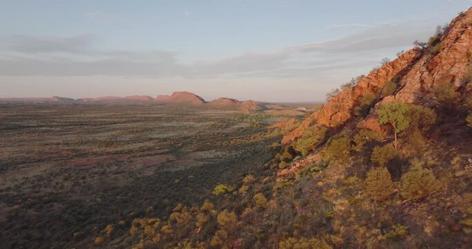Desert Aerials - Alice Springs MacDonnell Ranges