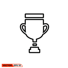Icon vector graphic of Trophy