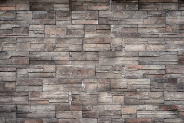 Wall made of bricks and stones.