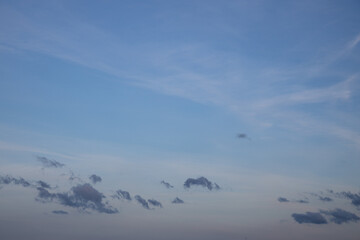 Colorful sky after the sunset. Natural Sky Background. 