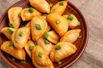 Dumplings, filled with mashed potatoes.