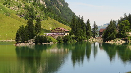 Fototapeta na wymiar Switzerland lake