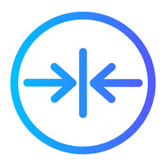 Obraz premium Flat Gradien gradient icon