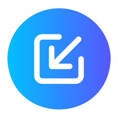 Flat Gradien gradient icon