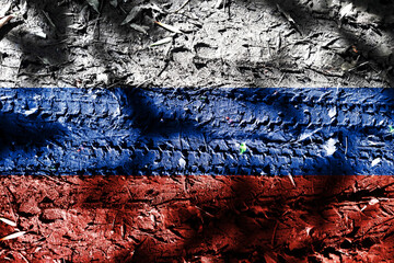 Close-up of Russian flag	