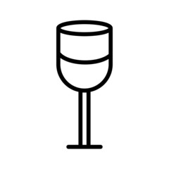 Black line icon for Wine