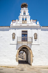 View at the Jerez gate in the streets of Zafra - Spain