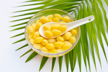 Ginkgo nut in syrup, Asian dessert