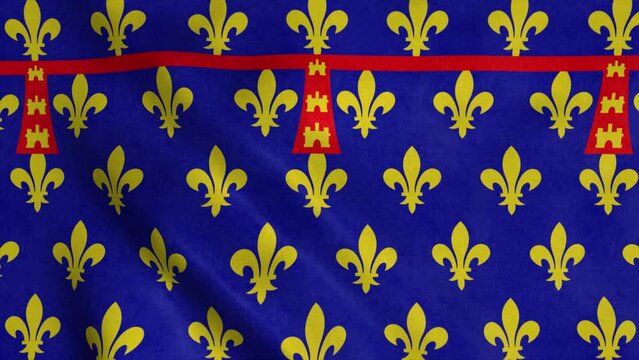 Artois flag, France, waving in the wind, background
