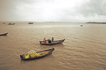 Fototapeta premium Boats in the sea 