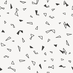 Seamless minimalistic pattern with triangles