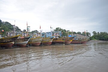 Fototapeta premium Boats on the shore 