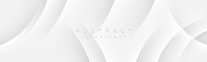 Obraz premium Silver contrast with glossy stripes abstract white background texture design Multi-layer effect with modern gray futuristic graphic bright corporate poster tech banner