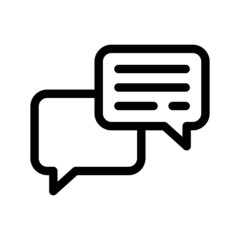 Chat Icon Vector Symbol Design Illustration