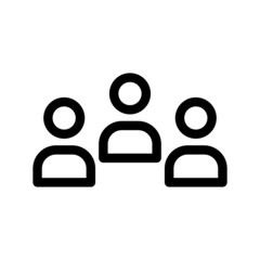 Group Icon Vector Symbol Design Illustration